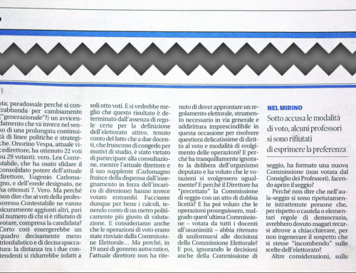 Accademia – Angelus Novus purtroppo ci aveva visto bene